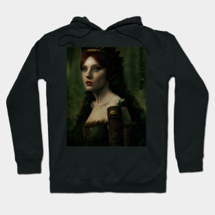 Wilda - Casual Portrait Of Green Eyes Beautiful Priness Hoodie